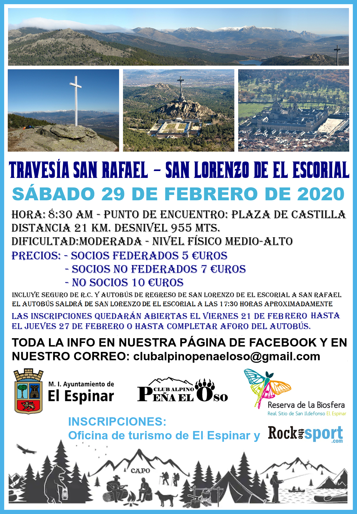 Travesía San Rafael - San Lorenzo de El Escorial - Eventos de Segovia