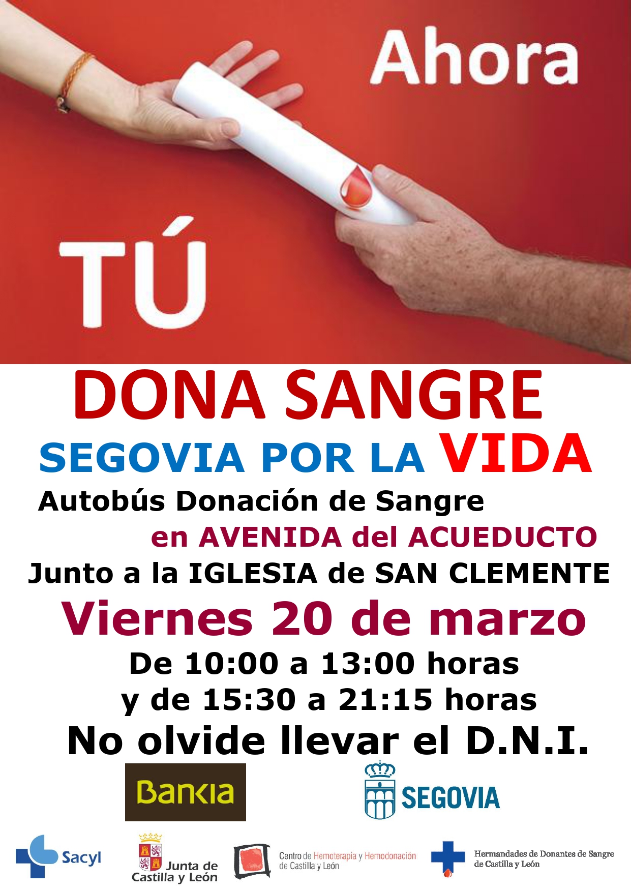 Donación de sangre en Segovia MARZO 2020-20.03.2020