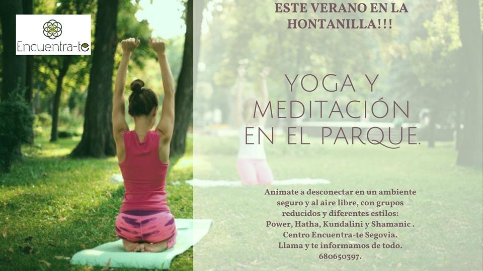 Yoga y meditación en La Hontanilla