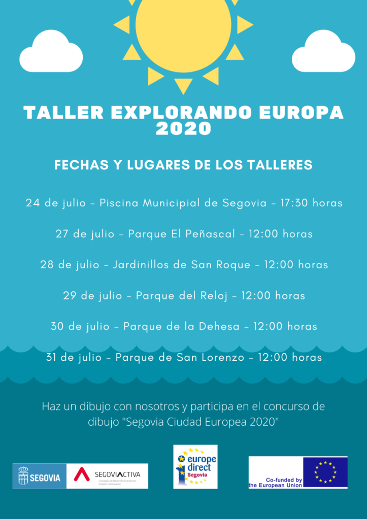 Taller 'Explorando Europa' 2020 en Segovia