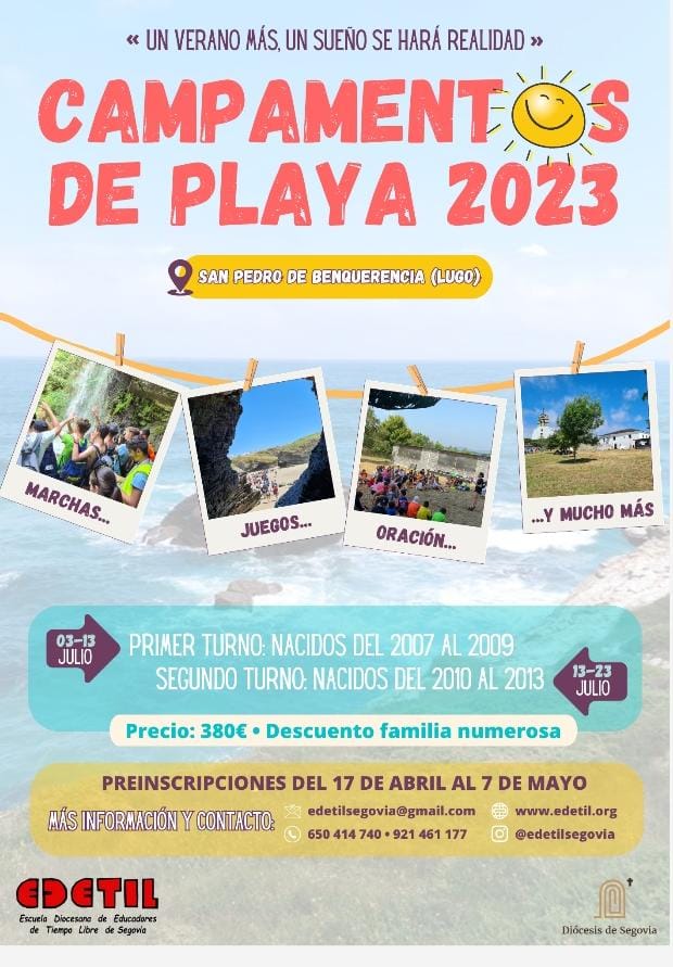 Campamentos De Playa Eventos De Segovia